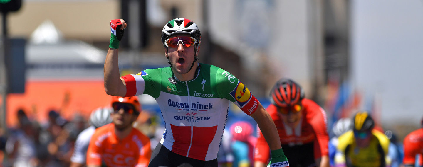 Elia Viviani begint seizoen met ritzege in Tour Down Under