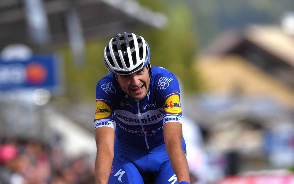 Giro d’Italia: Spirited ride of Serry in the Dolomites