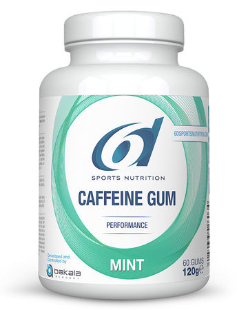 6D  caffeine gum - mint (60 pieces)