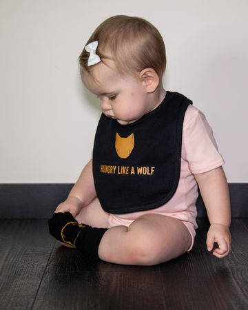 The Wolfpack baby bib