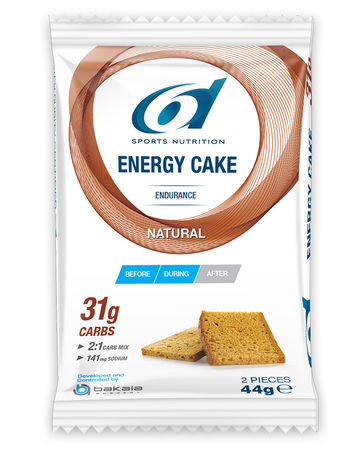 Energy cake natural 2 packs x 6 pieces